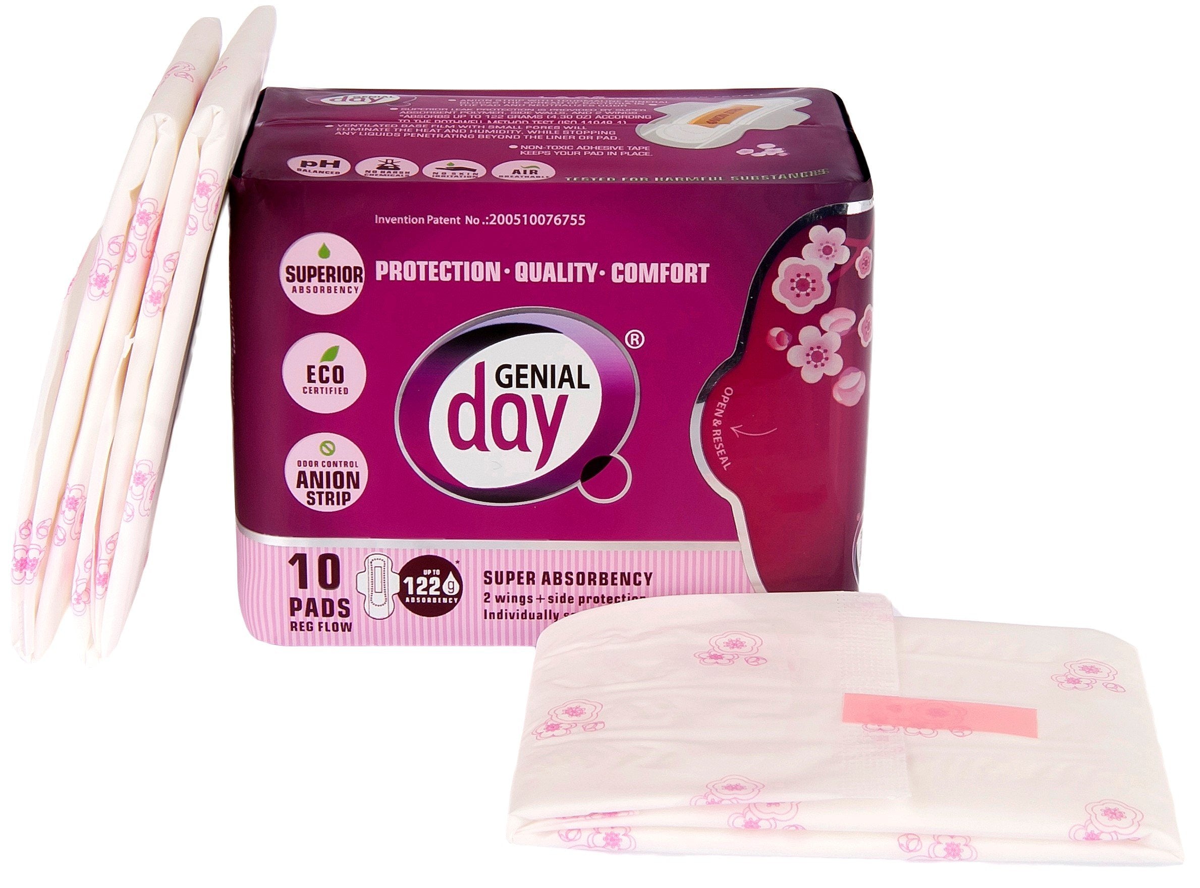 Genial Day - Regular Flow Pads (10ct 48)