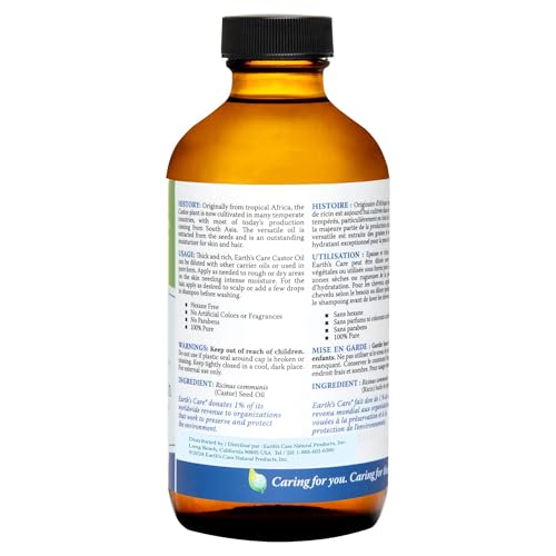 Earth's Care Castor Oil (236ml 12)