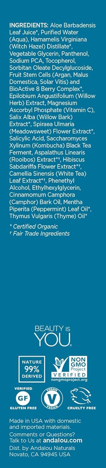 Andalou Naturals - Willow Bark Pure Pore Toner (178ml 6)