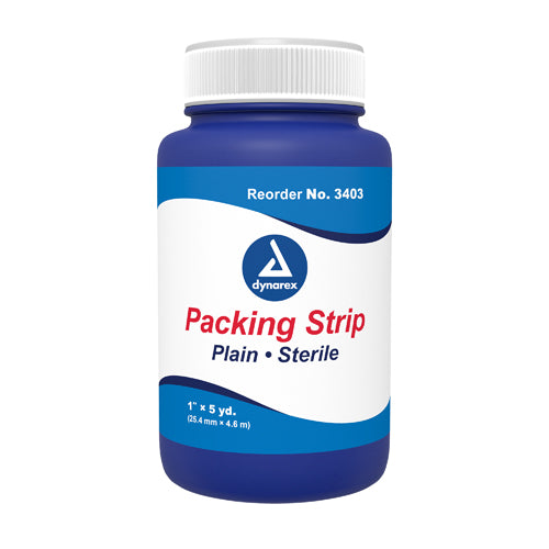 Packing Strips Plain Gauze 5 Yards – Sterile Wound Care Strip