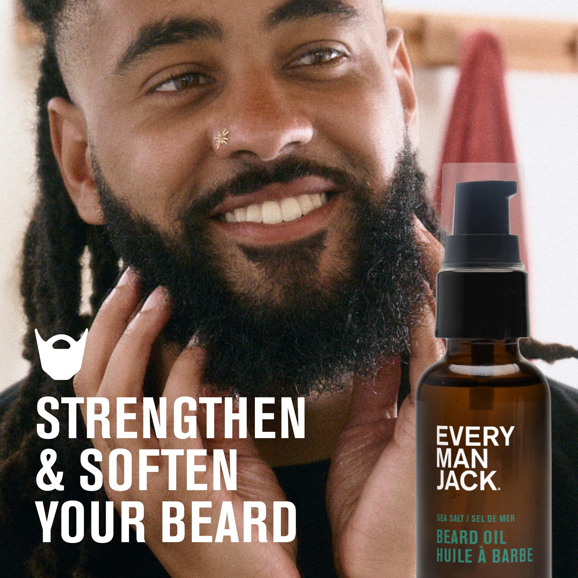 Every Man Jack - Beard + Face Wash - Sea Salt (200ml 16)