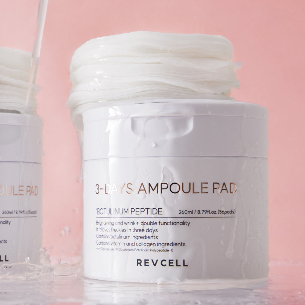 Revcell 3-Days Ampoule Pad (56 Pads) | Firming, Hydrating & Brightening