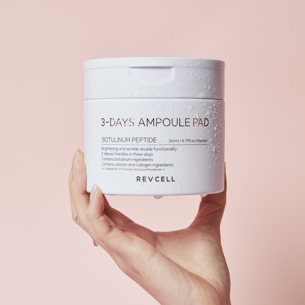 Revcell 3-Days Ampoule Pad (56 Pads) | Firming, Hydrating & Brightening