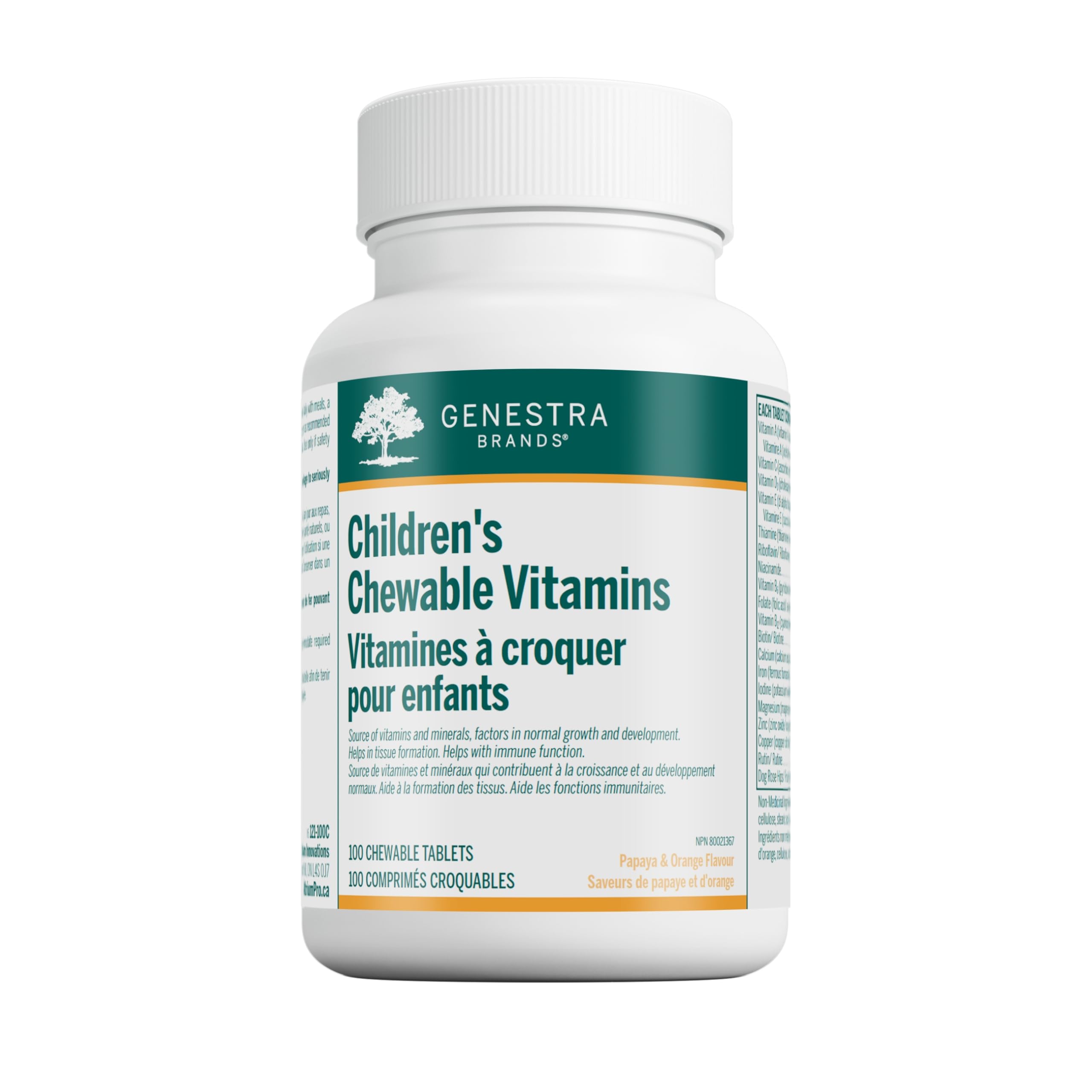 Genestra Brands - Children's Chewable Vitamins (100tab 12)