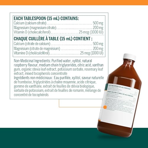 Genestra Brands - Cal Mag Raspberry Liquid (450ml 12)