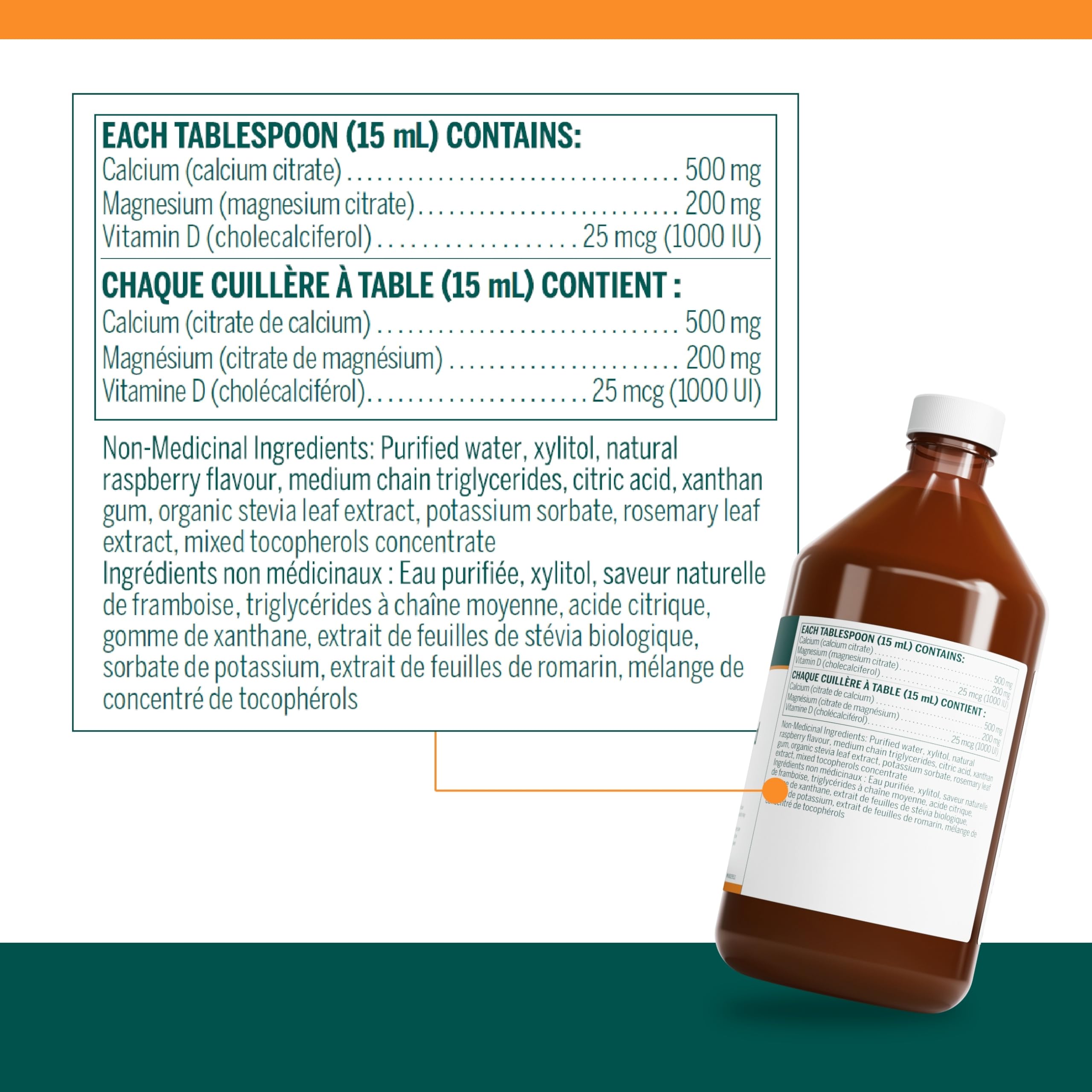 Genestra Brands - Cal Mag Raspberry Liquid (450ml 12)