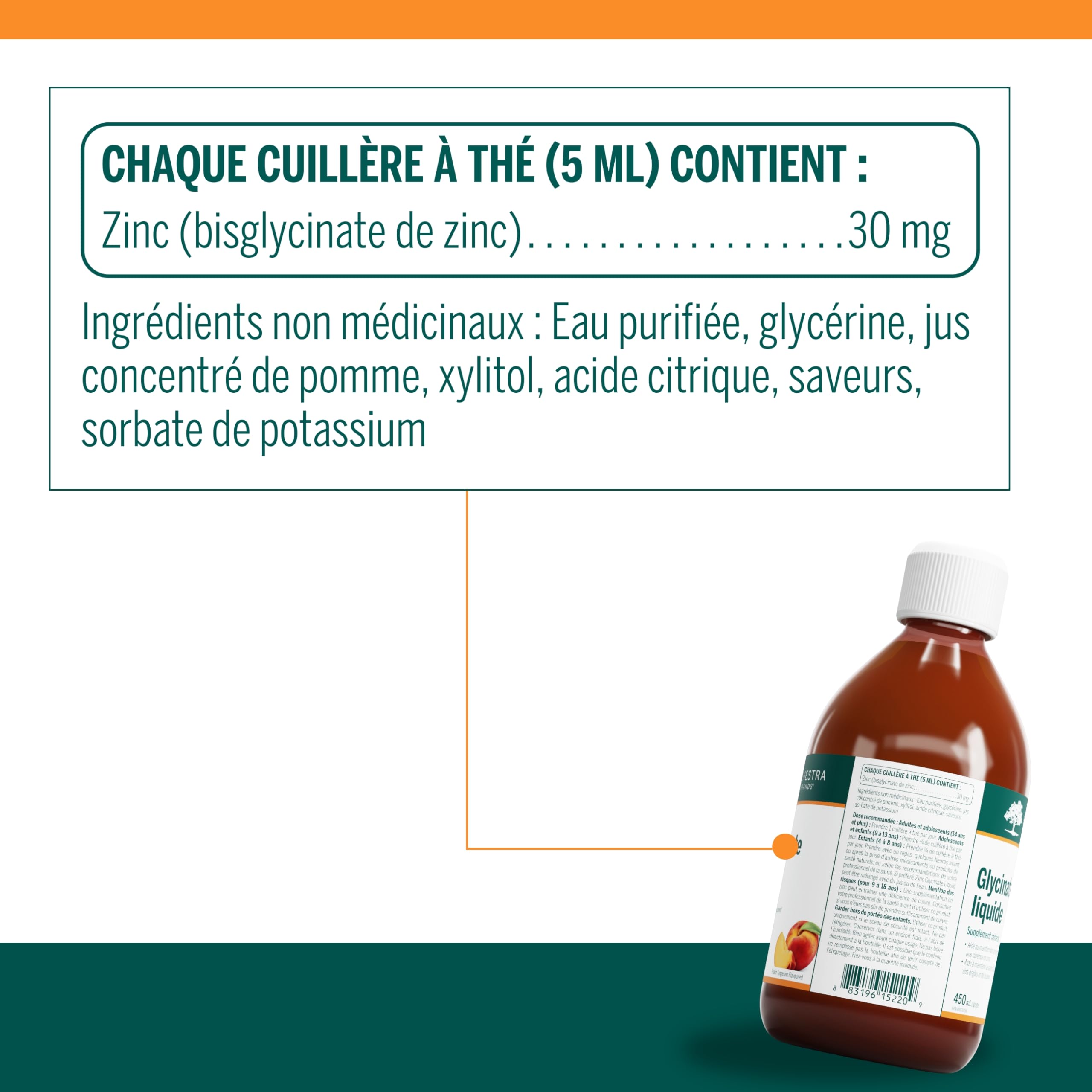 Genestra Brands - Zinc Glycinate Liquid (450ml 1)