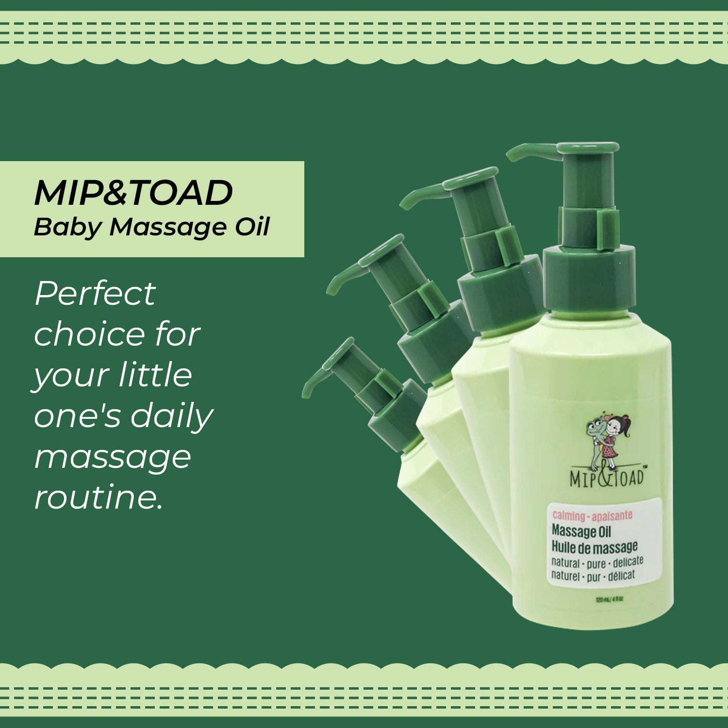 Calming Massage Oil – Soothing & Moisturizing with Essential Oils for Babies