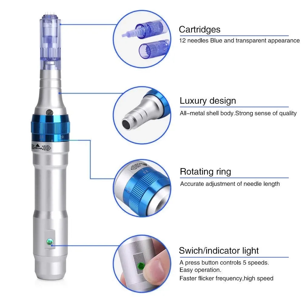 A6 Dr. Pen – Professional Microneedling Device for Skin Rejuvenation, Anti-Aging & Scar Treatment