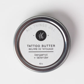 All Things Jill - Bergamot + Lavender Tattoo Butter (40g 12)