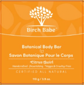Birch Babe - Body Bar - Citrus Swirl (115g 28)