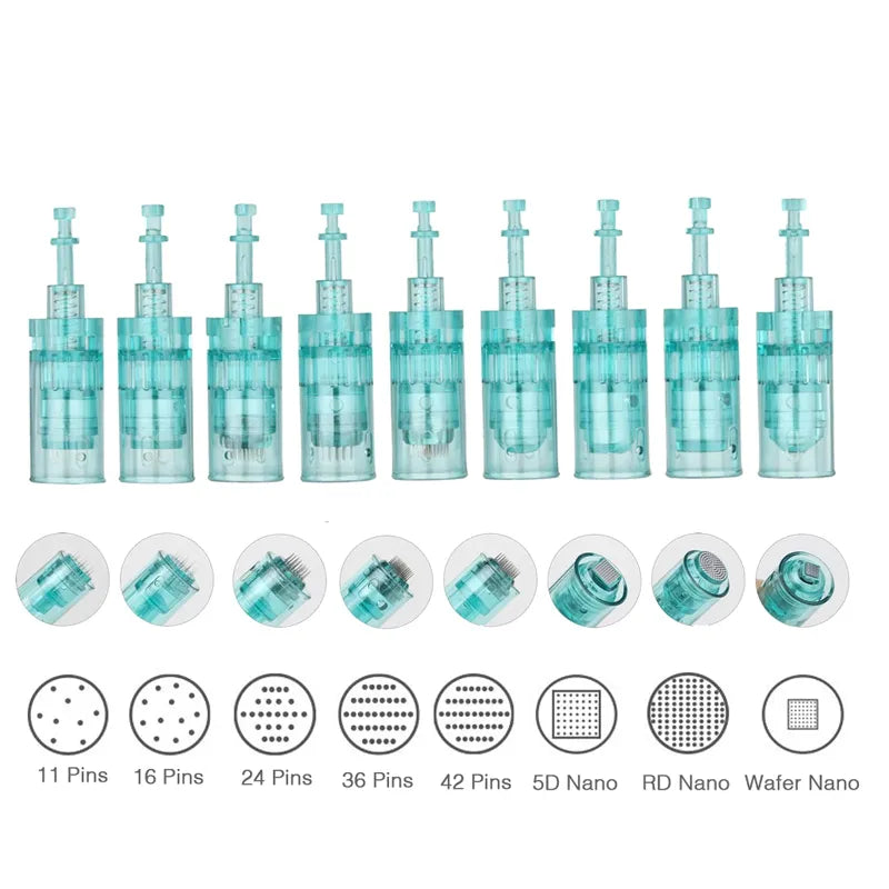 11-Pin & 16-Pin A6S / M8 Microneedling Dermapen Cartridges – Precision Skin Rejuvenation