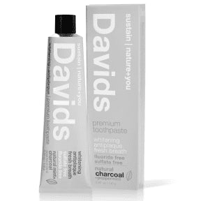Davids Toothpaste - Charcoal Peppermint (149g 6)