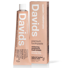 Davids Toothpaste - Herbal Citrus Mint 5.25oz (149g 6)