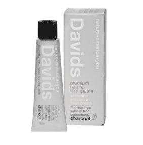 Davids Toothpaste - Charcoal Peppermint Travel Size (50g 6)