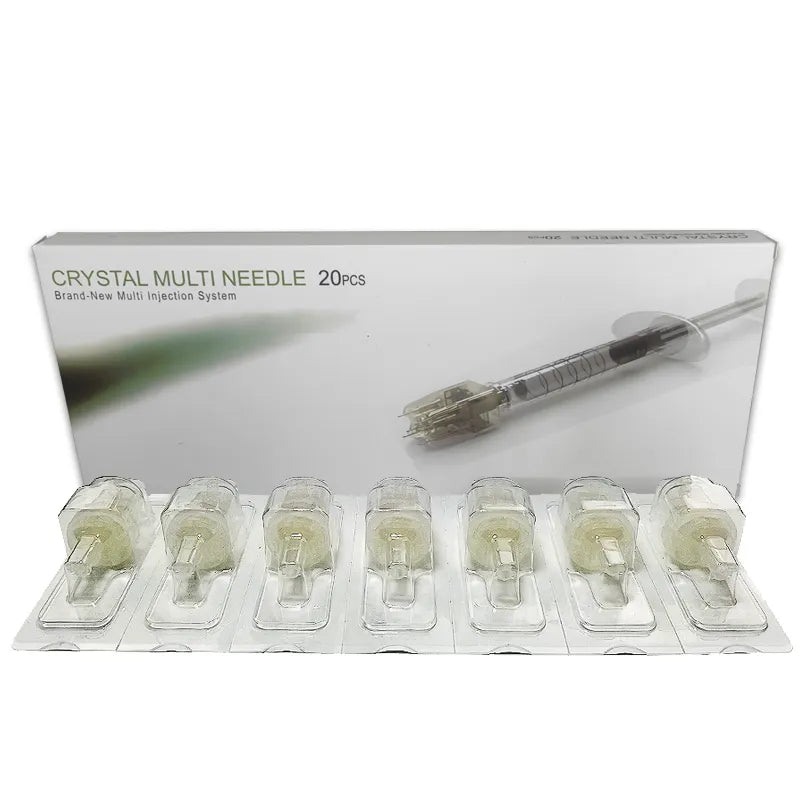 Crystal Multi Needle – Professional Mesotherapy & PRP Multi-Pin Injection Needle