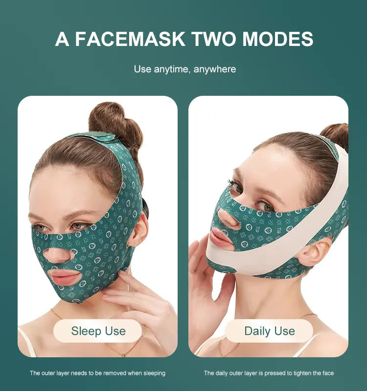 New Relaxation Face V Shaper Facial Slimming Bandage – Jawline Lifting & Contouring