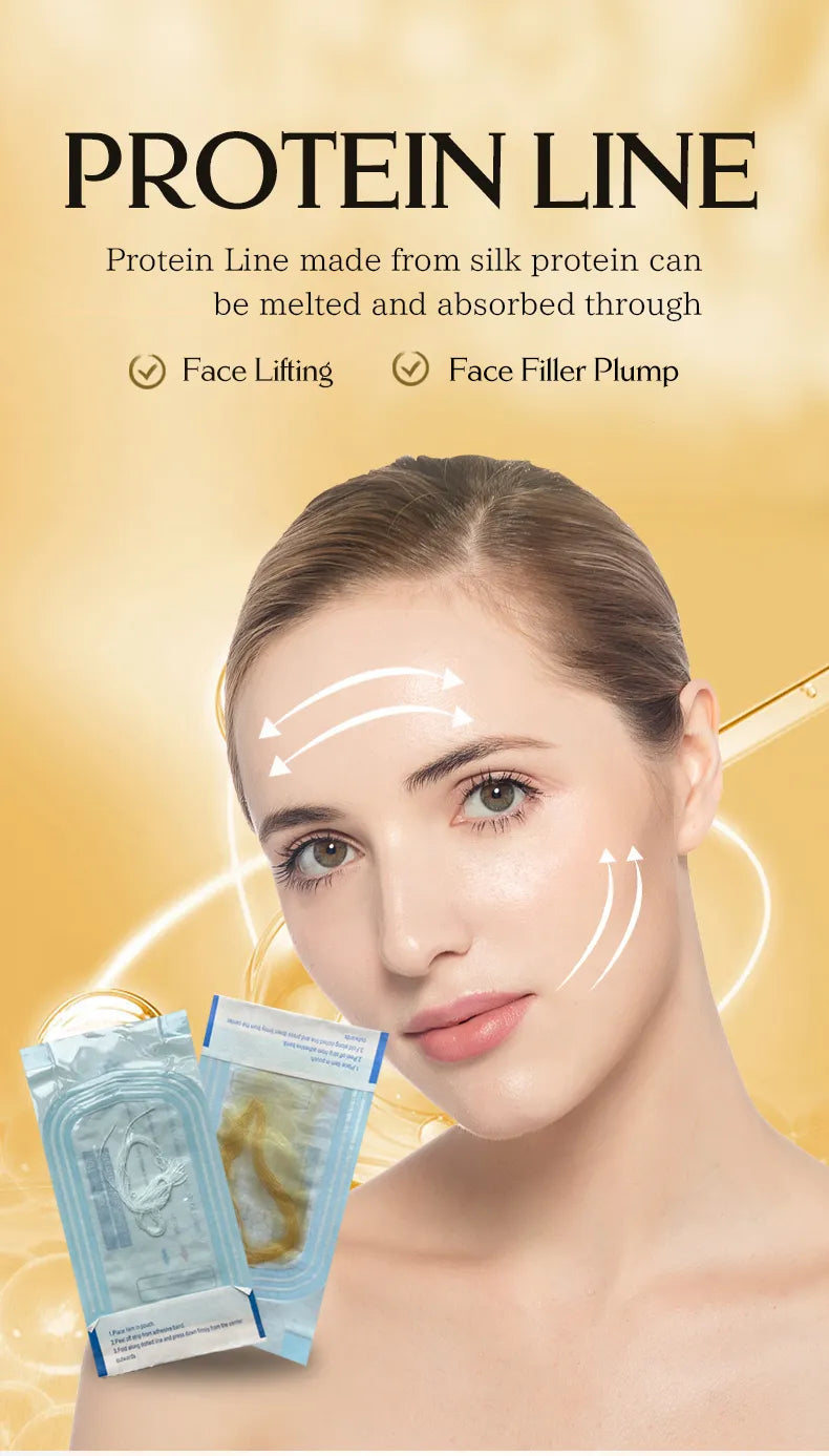 Skin Tightening Gold Collagen Thread – Anti-Wrinkle & Firming Thread Therapy