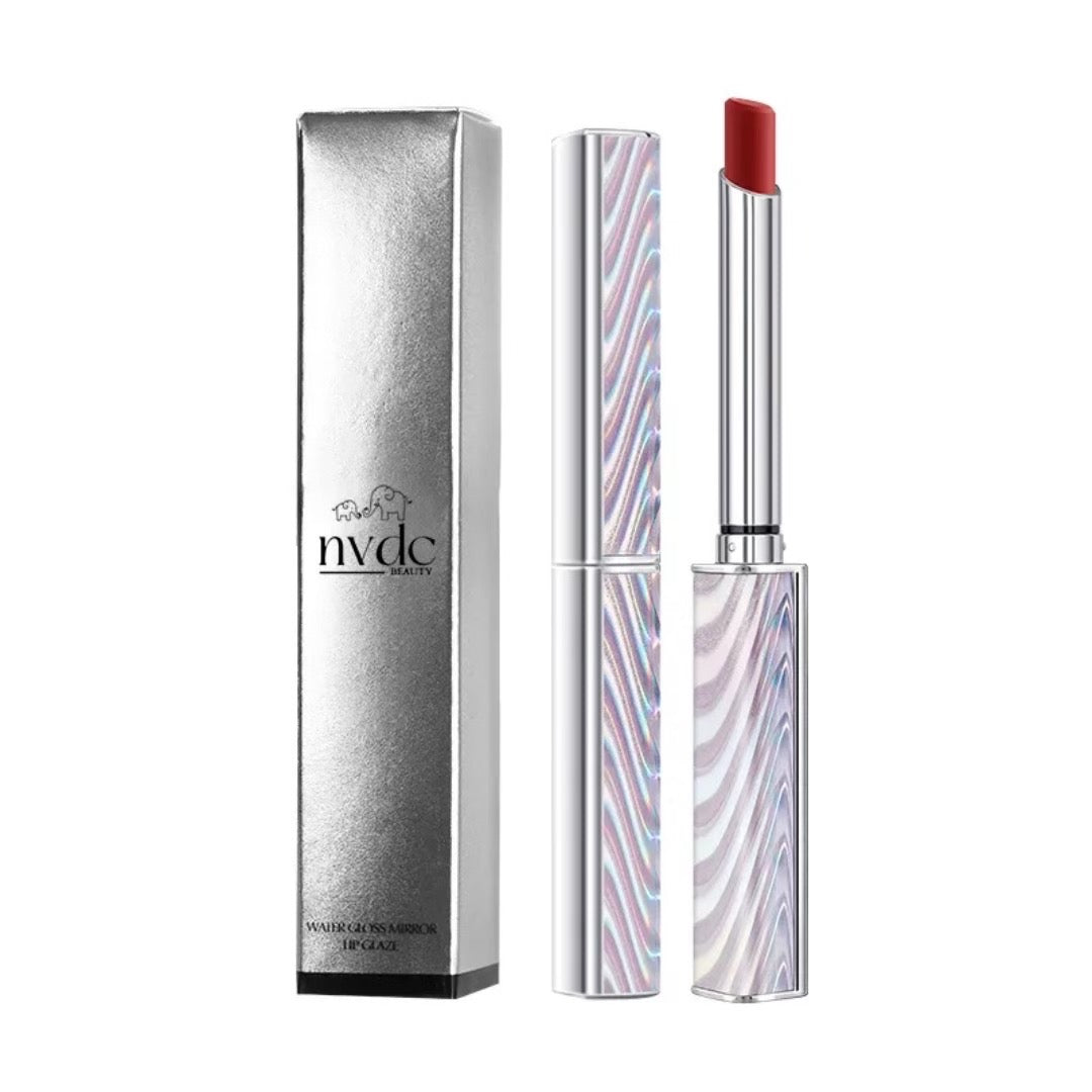 Chic Sleek Silver Red Lipstick – Bold Red, Vegan & Cruelty-Free