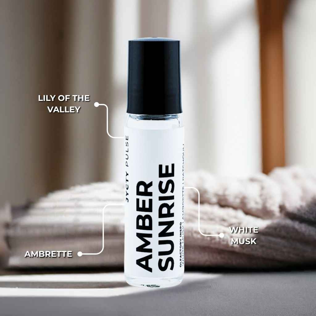 AMBER SUNRISE Perfume Oil – Inspired by Lazy Sunday Morning, 10ml Roll-On