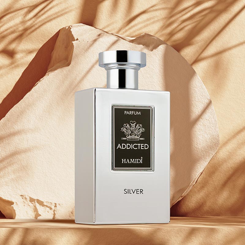 Addicted Silver Eau de Parfum – Fresh Spicy Long-Lasting Fragrance by Hamidi