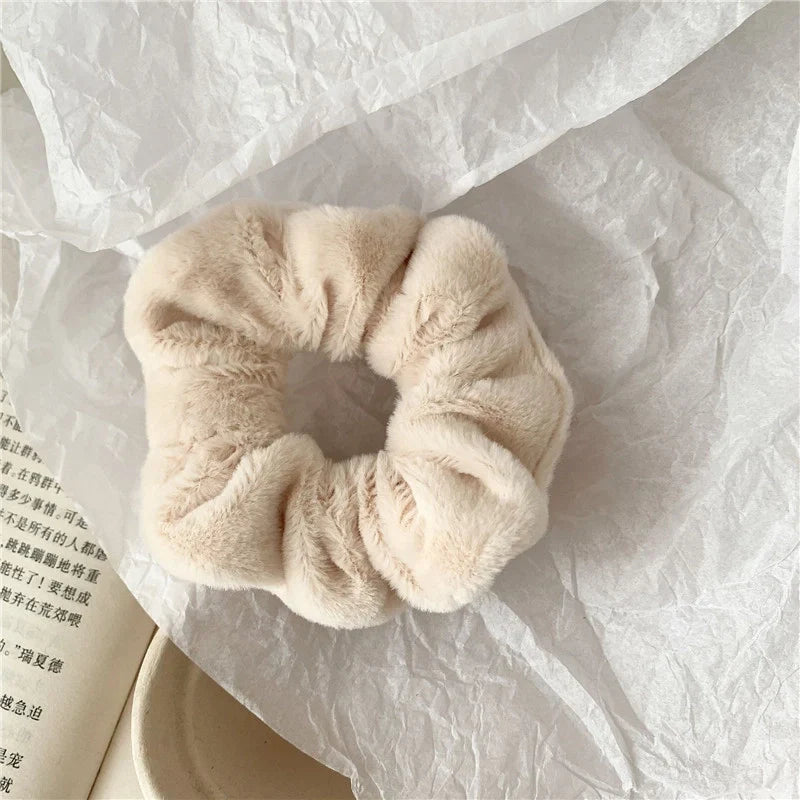 Autumn & Winter Soft Warm Fluffy Scrunchies Series