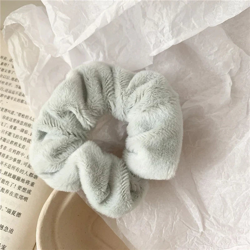 Autumn & Winter Soft Warm Fluffy Scrunchies Series