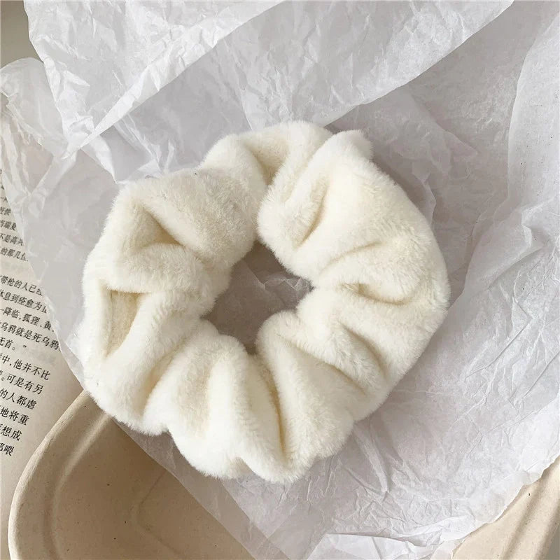 Autumn & Winter Soft Warm Fluffy Scrunchies Series