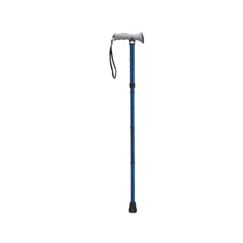 Folding Cane Aluminum with Gel Grip – Adjustable, Lightweight & Foldable