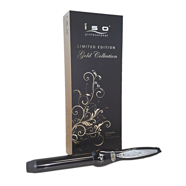 32mm Clipless Curling Iron with Cool Tip, Protective Glove, and Magnet Box