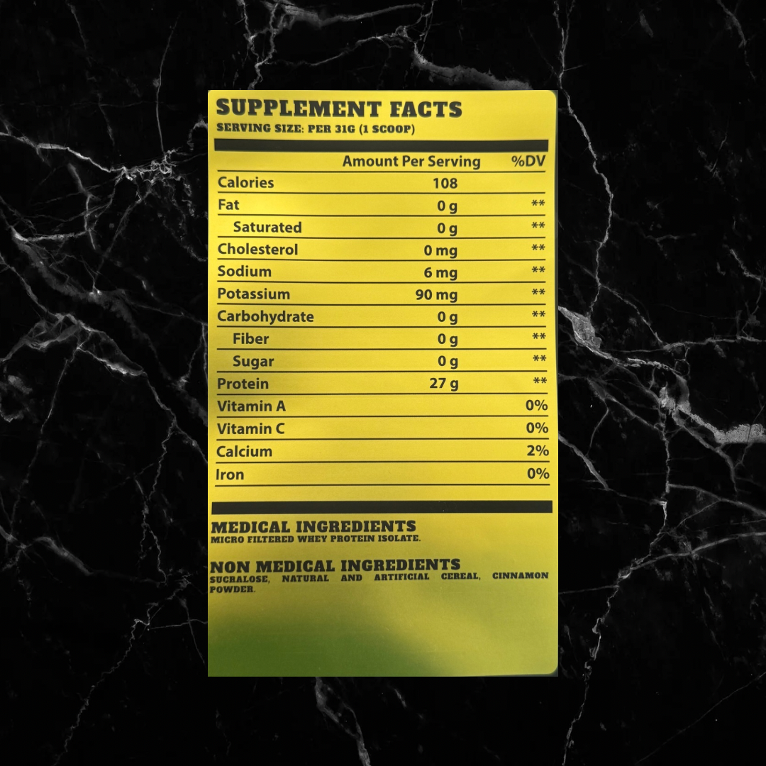 Wholesale BulkBully Isolate Protein – Cinny Bun Buns, 27g Protein per Serving, Gluten-Free