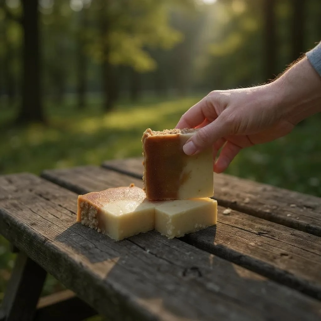 Turmeric + Oatmeal Soap – Soothing, Exfoliating & Brightening, 140g