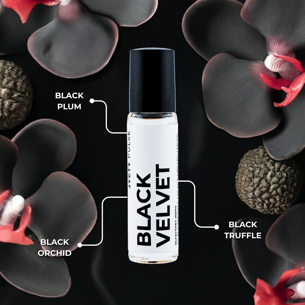 BLACK VELVET Perfume Oil – Inspired by Black Orchid, 10ml Roll-On