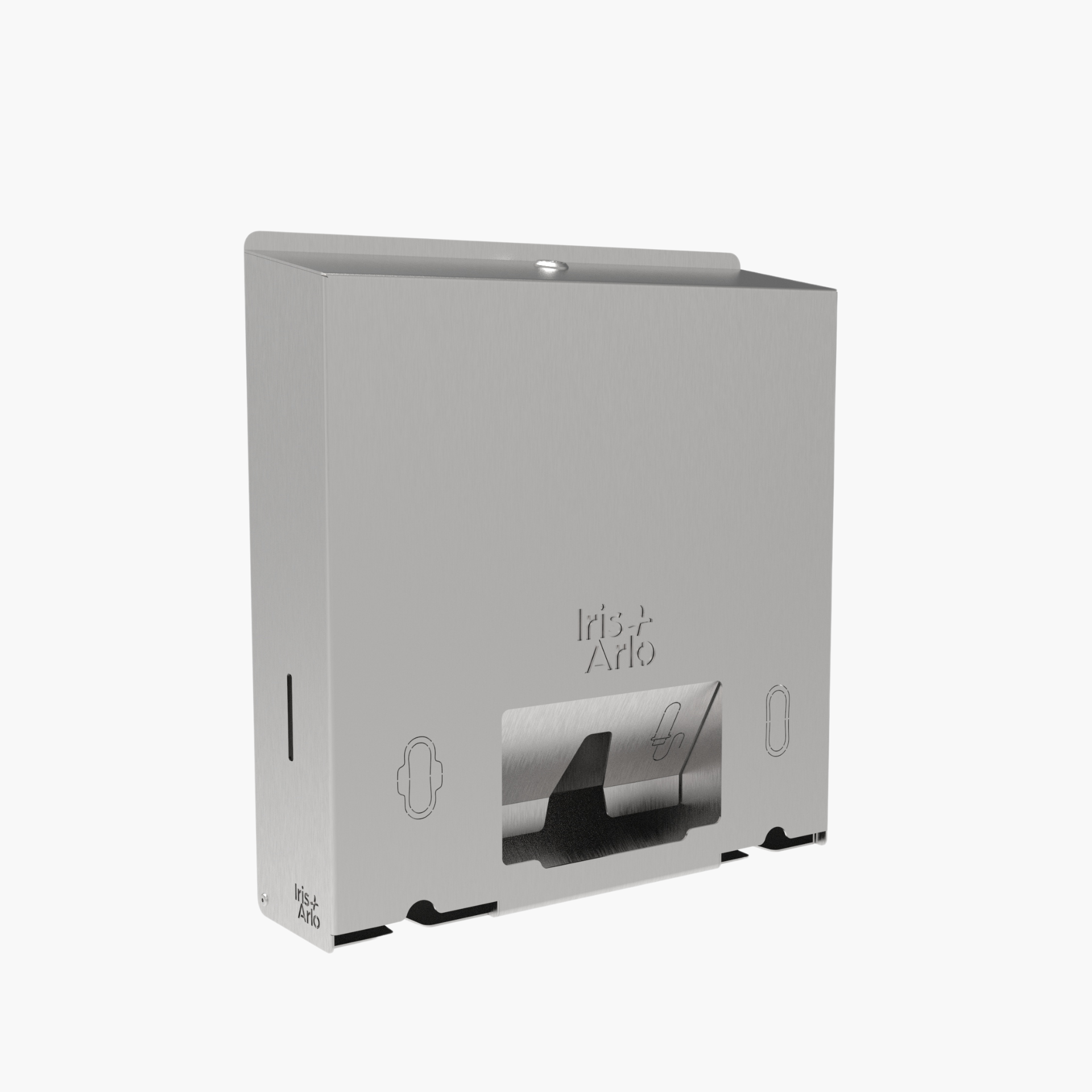 Wall-Mounted Steel Dispenser - Daily Pads, Tampons & Pantyliners