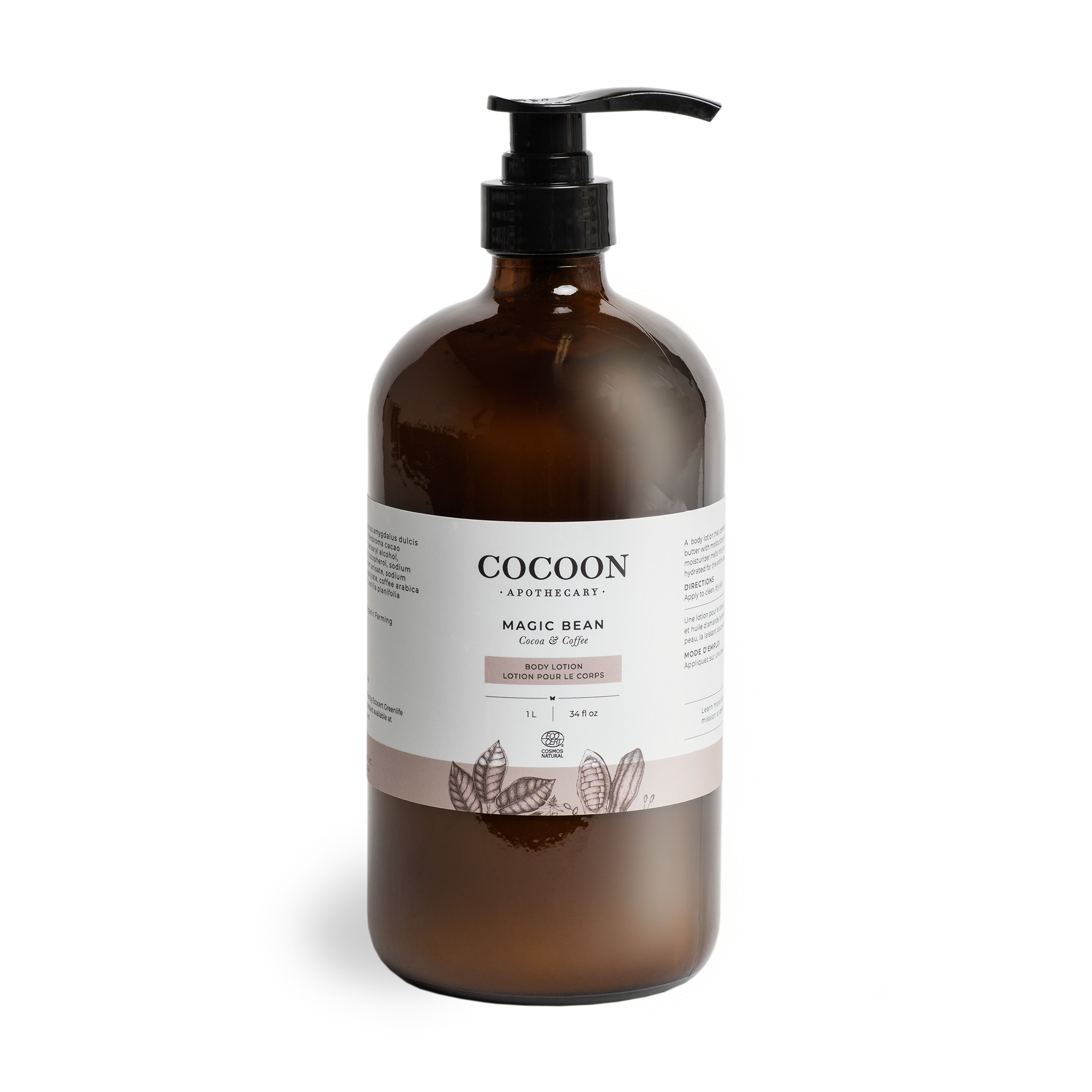 Magic Bean Body Lotion – 1 Litre, Deeply Hydrating & Nourishing