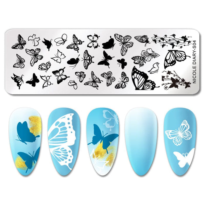 Rectangle Nail Stamping Plates