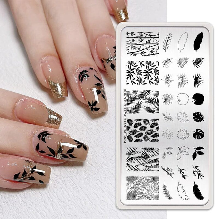 Rectangle Nail Stamping Plates