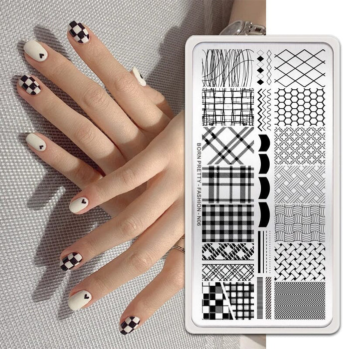Nail Stamping Plate FASHION-N06