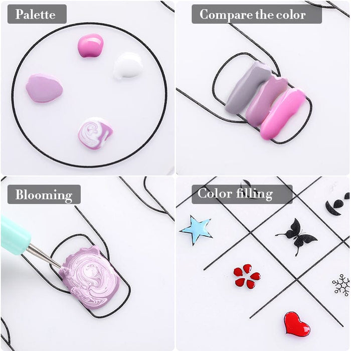 Silicone DIY Nail Art Stamping Mat