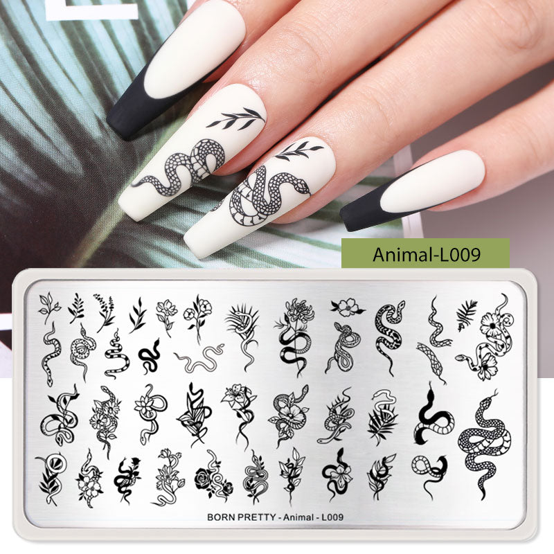 Nail Stamping Plate Animal-L009