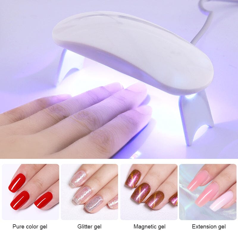 6W White UV/LED Lamp Nail Dryer
