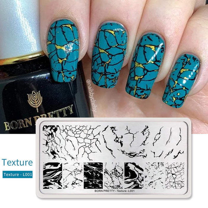 Nail Stamping Plate Texture-L001