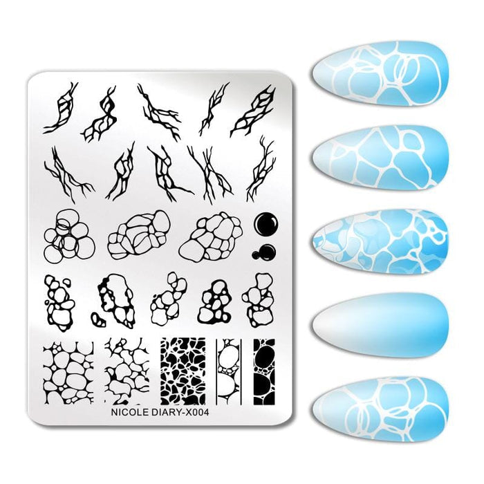 Rectangle Nail Stamping Plates