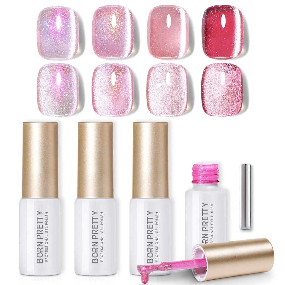 4 Colors Cat Magnetic Gel Polish Set 5ml