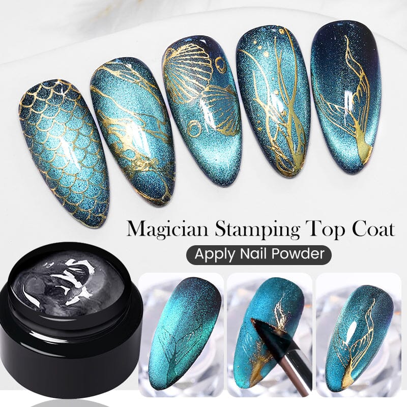 5pcs Magician Stamping Nail Kit