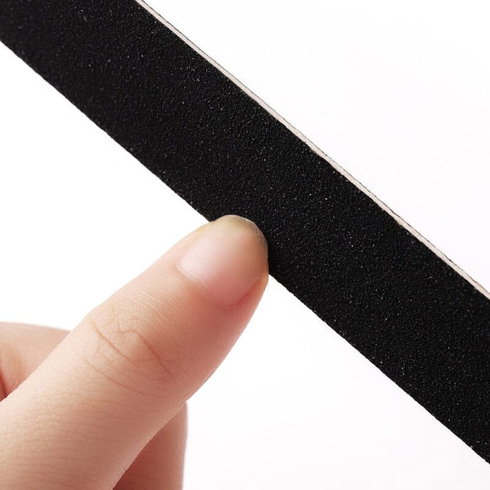 5pcs Black Straight Nail Files 180/180