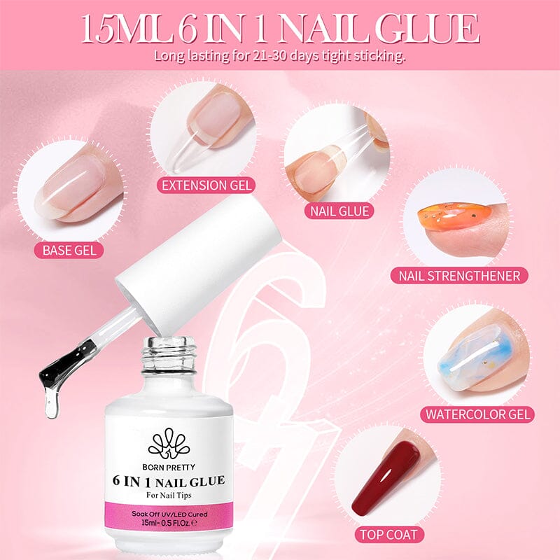 6 in 1 Nail Gel 15ml