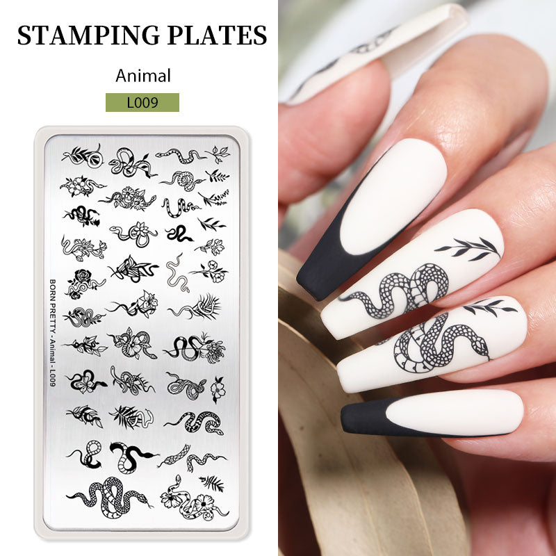 Nail Stamping Plate Animal-L009