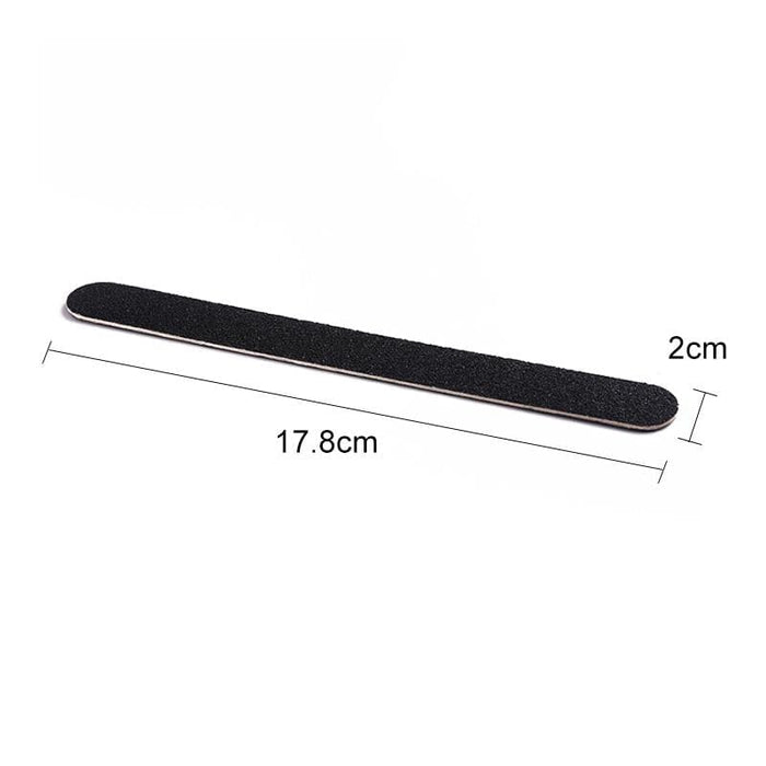 Black Straight Nail File 180/180