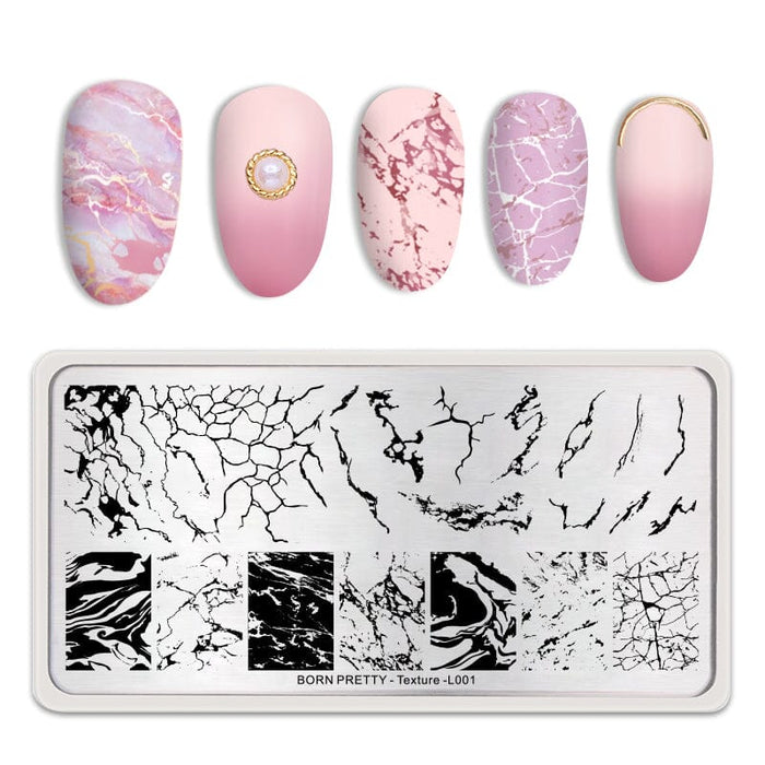 Rectangle Nail Stamping Plates
